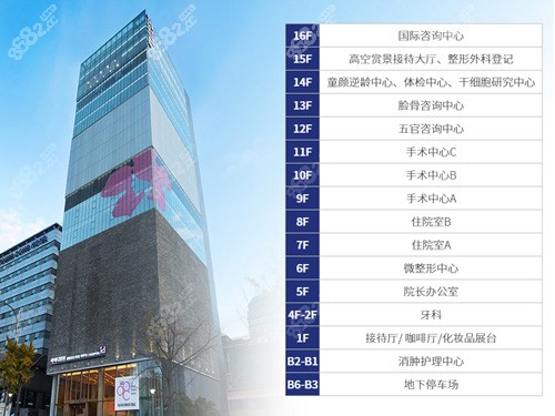 韩国ID医院规模展示图