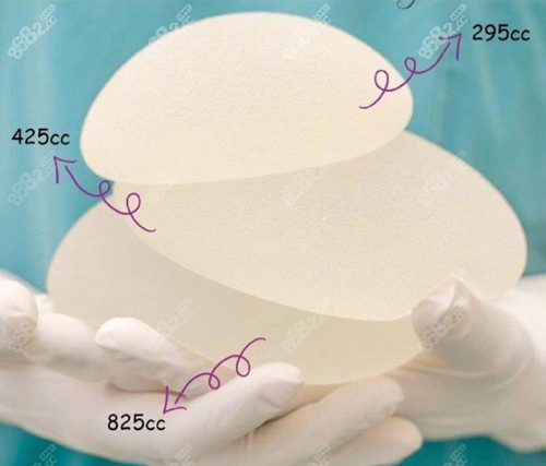 泰国隆胸假体的大小