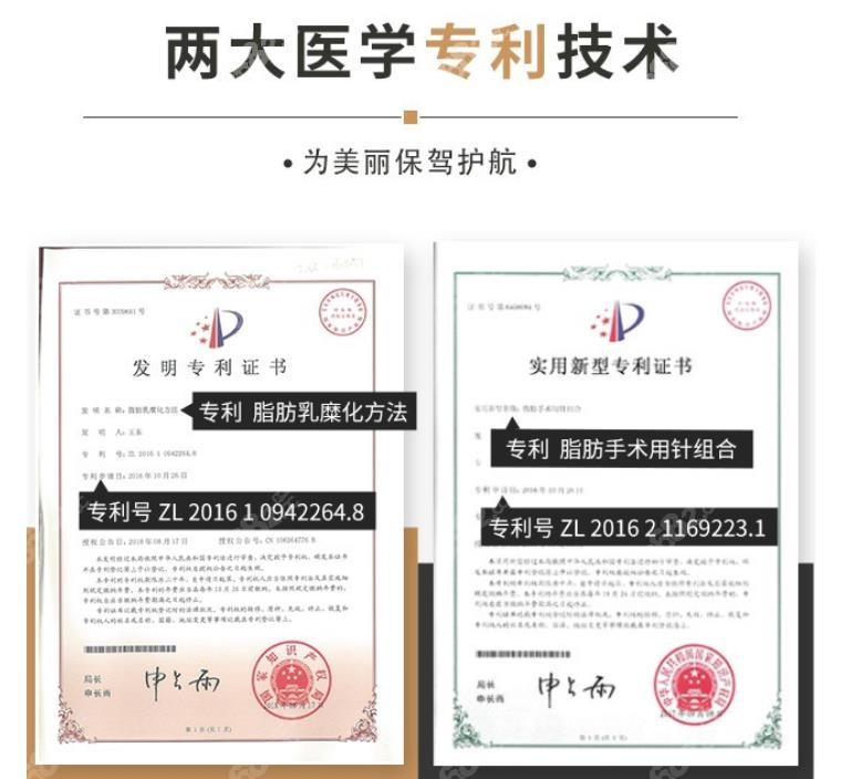北京艺美医院王东院长专项技术证书