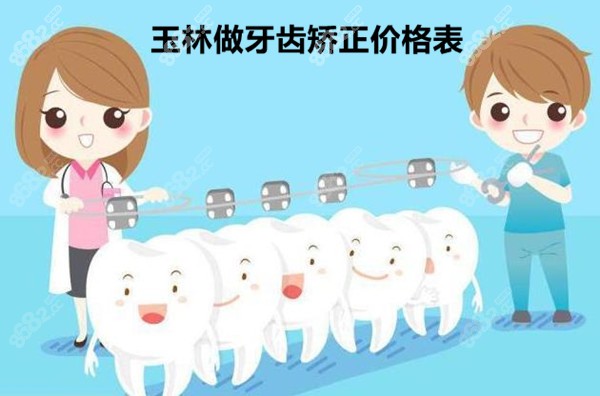 玉林戴牙套价格表更新