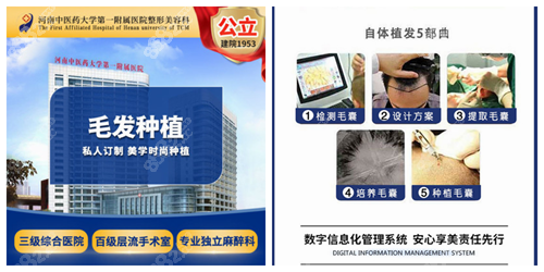 郑州中医大学第 一附属医院毛发种植5个步骤