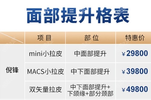 上海伯思立倪锋医生面部提升价格