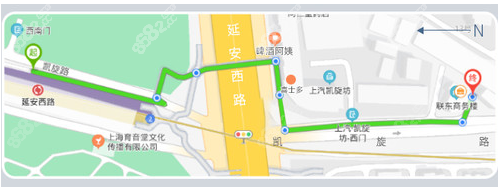 上海联合丽格来院地图