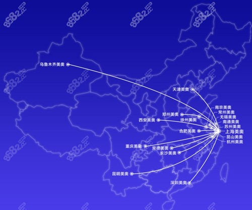 美奥口腔地区分布