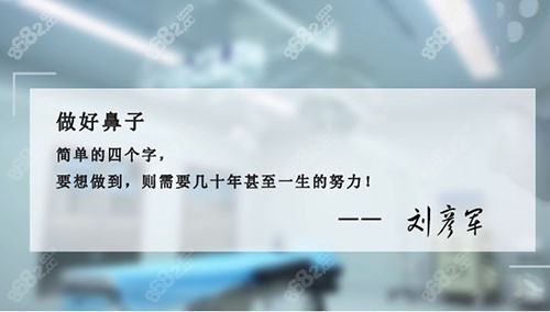 刘彦军做鼻子怎么样