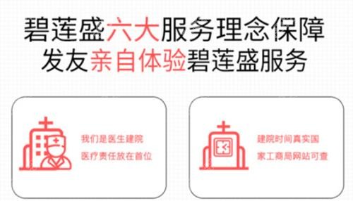 广州碧莲盛植发六大服务理念
