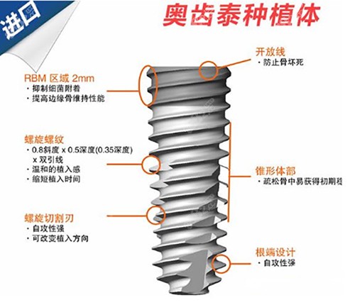 韩国奥齿泰osstem 种植体