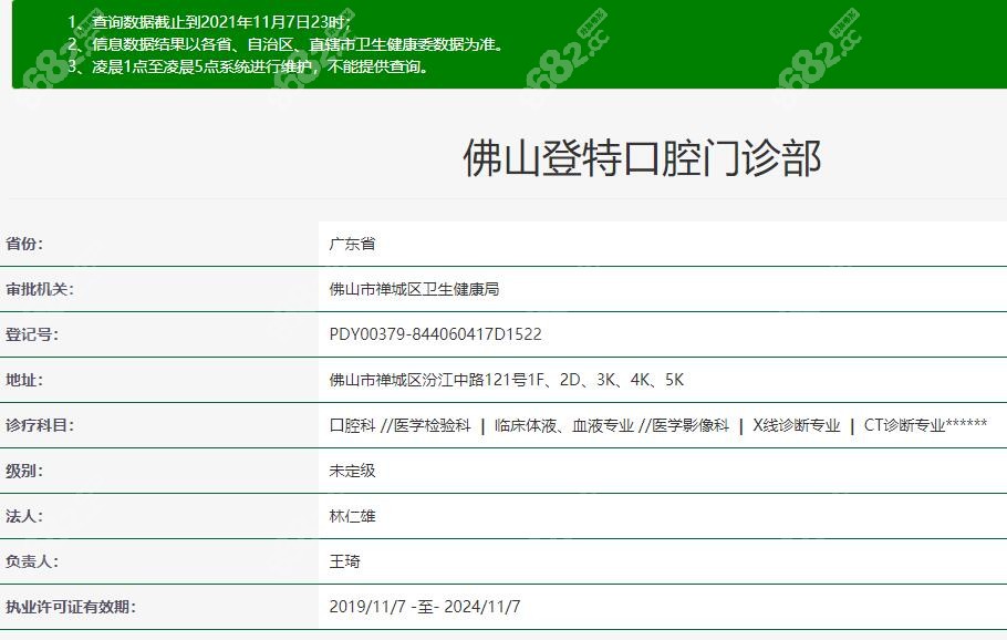佛山登特口腔信息