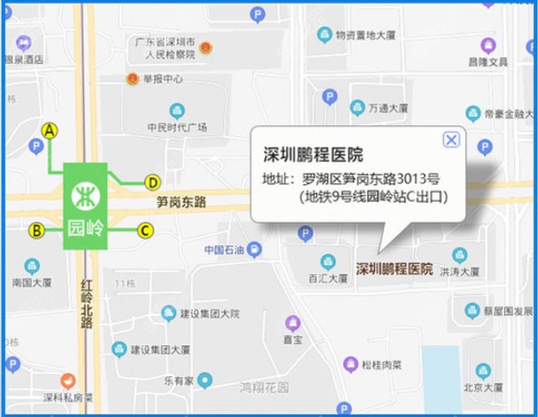 深圳鹏程医院地址