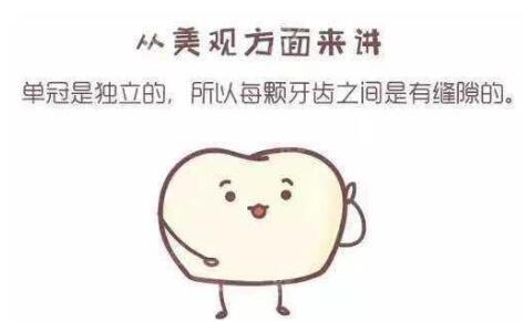 单冠牙是独立的