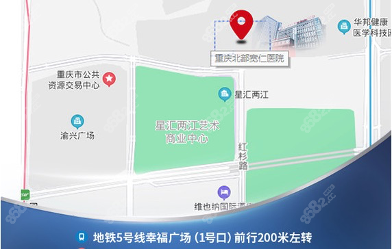 重庆北部宽仁来院线路图 重庆北部宽仁来院线路图