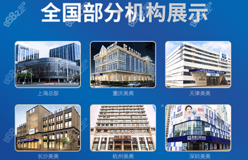 美奥口腔医院在国内部分机构展示图