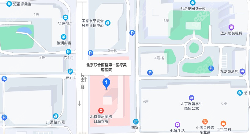 北京联合丽格来院线路