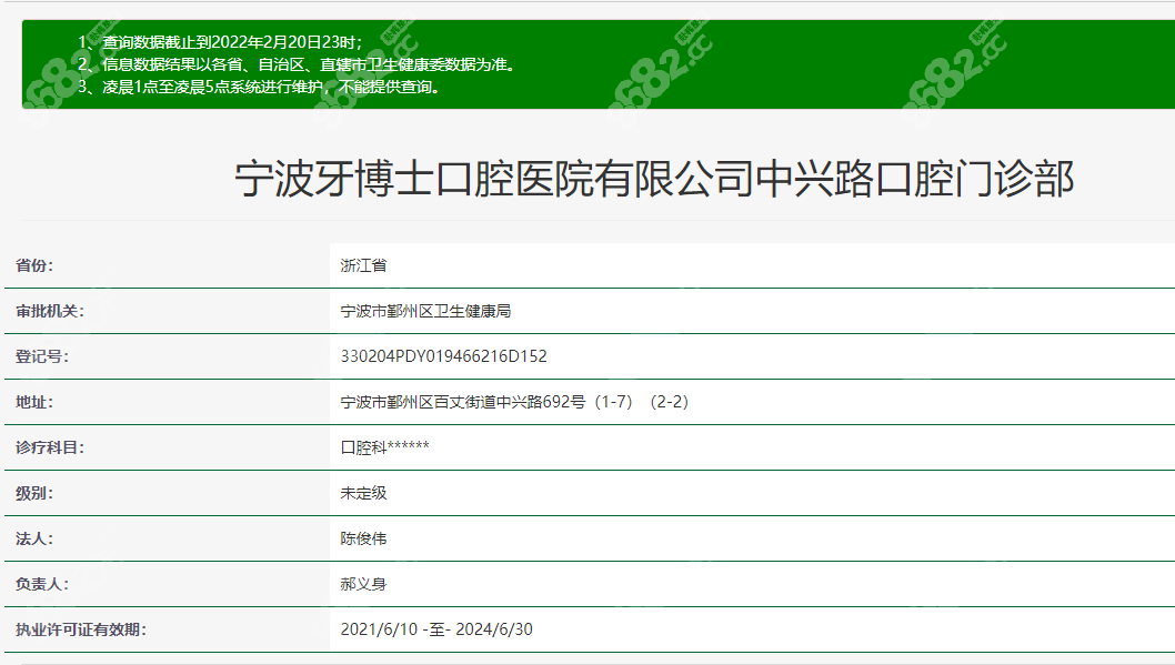 宁波鄞州牙博士口腔看牙正规吗