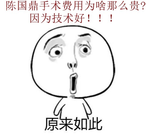 陈国鼎手术费用为啥那么贵