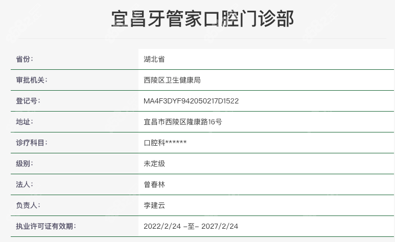 宜昌牙管家口腔资质怎么样