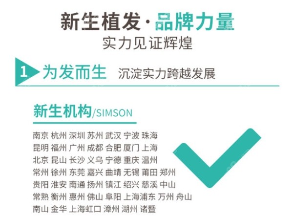 2022年zui新植发报价