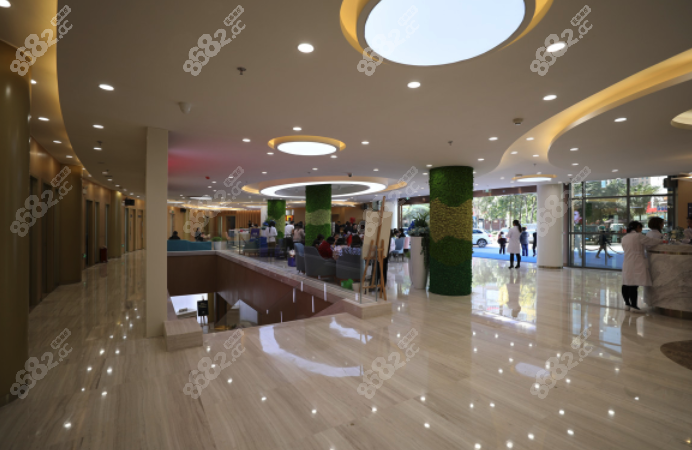 云南铜雀台美容医院大厅展示图