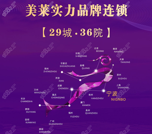 美莱口腔连锁遍布国内29城36院www.8682.cc