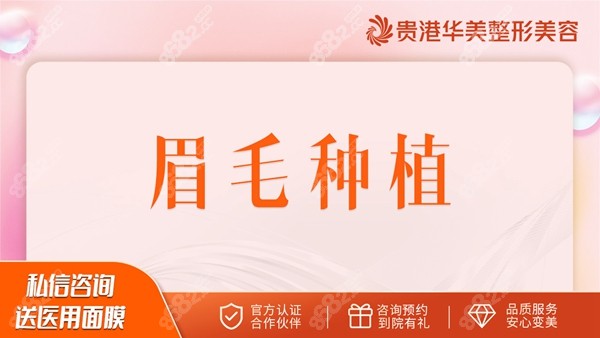 貴港華美做眉毛種植