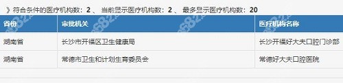 湖南好大夫口腔资质