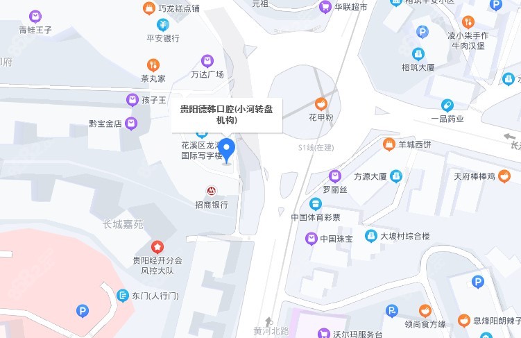 贵阳德韩口腔小河店地图