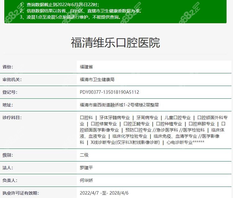 福建福州维乐口腔怎么样