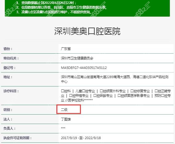 深圳美奥口腔医院注册信息