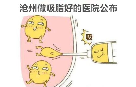 沧州做吸脂好的医院公布