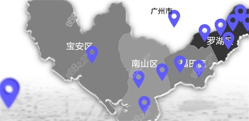 爱康健口腔连锁机构分布