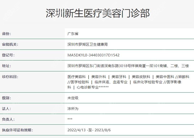 深圳<!--<i data=20240705-sp></i>-->医疗美容门诊部资质