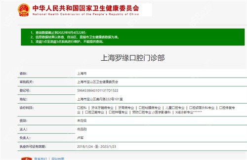 上海罗缘口腔是正规医院吗？