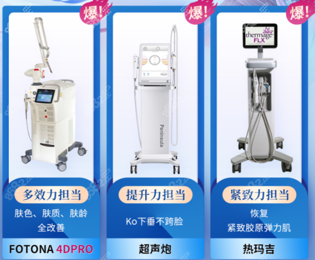 热玛吉、超声炮和欧洲之星区别对比