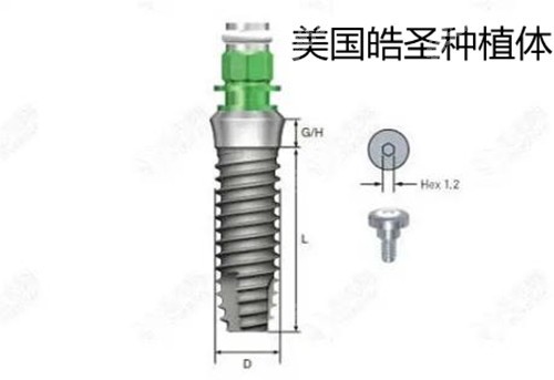 美国皓圣种植体图片