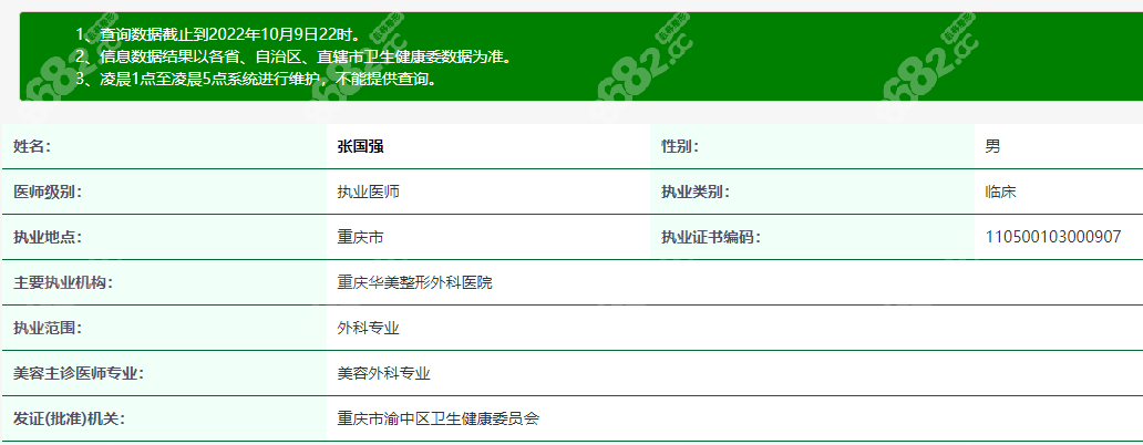 重庆华美张国强是重庆肋骨鼻修复推荐医生