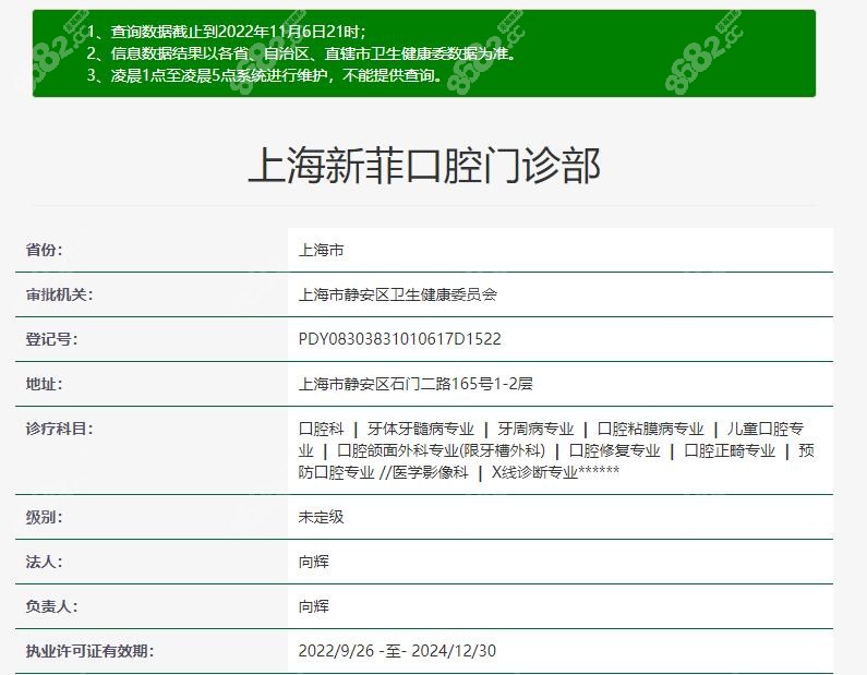 上海新菲口腔怎么样