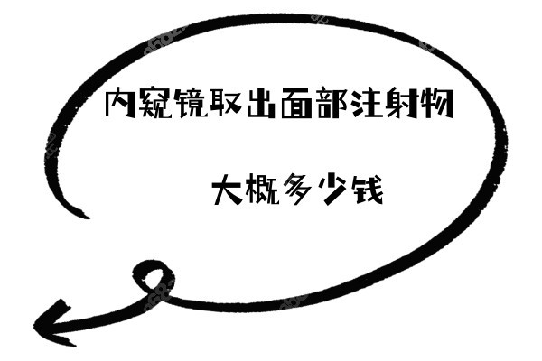 内窥镜取出面部注射物多少钱