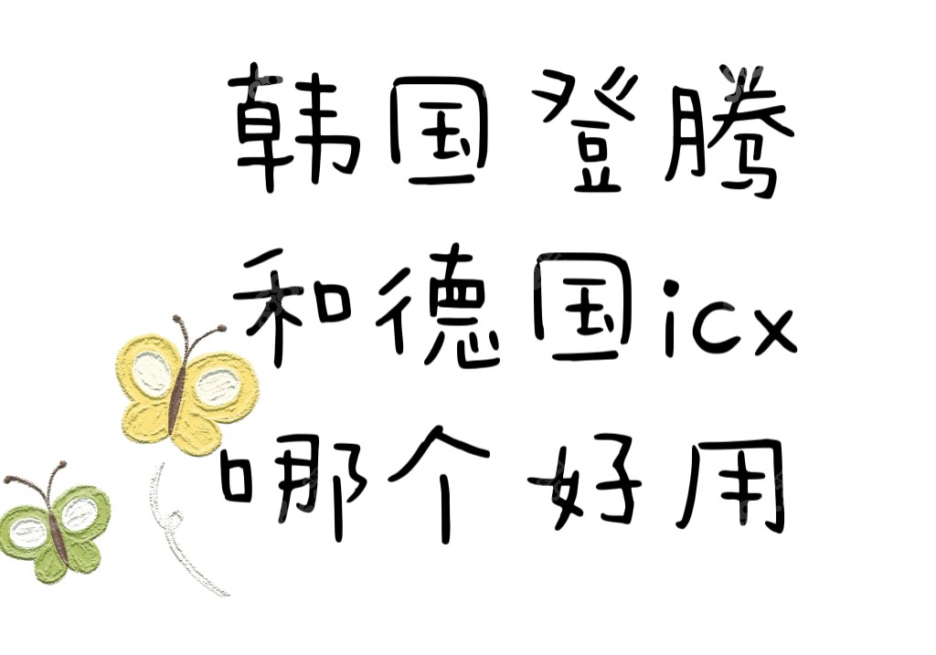 韩国登腾和德国icx哪个好用