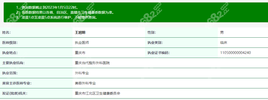 重庆当代王旭明做鼻子怎么样