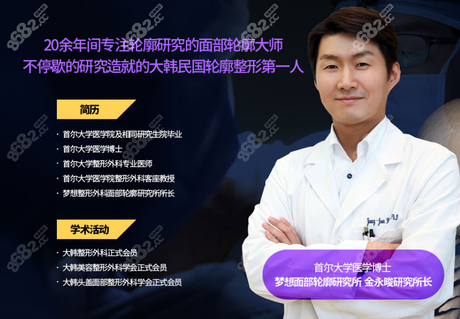 韩国梦想整形医院磨骨好的医生是金永晙院长