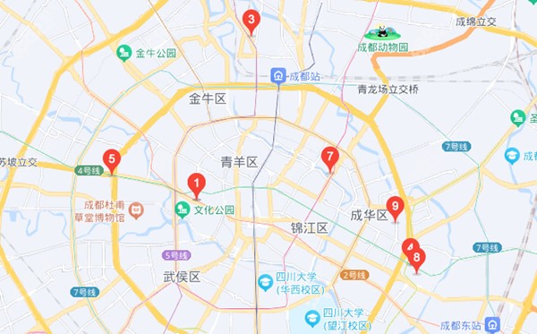 去成都高德口腔怎么走