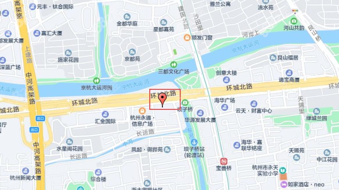 杭州拜博口腔地理位置
