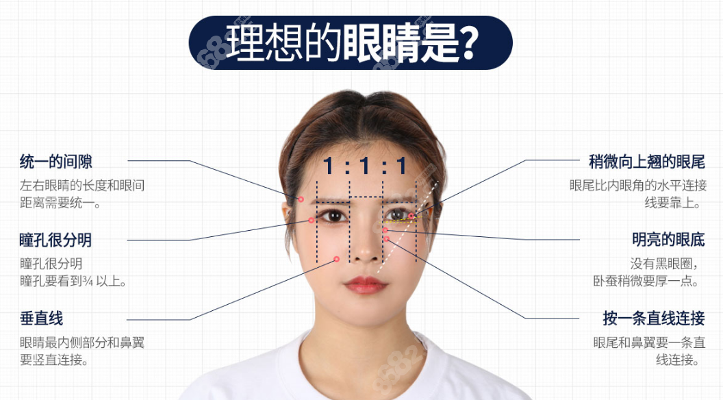 韩国菲斯莱茵双眼皮修复标准