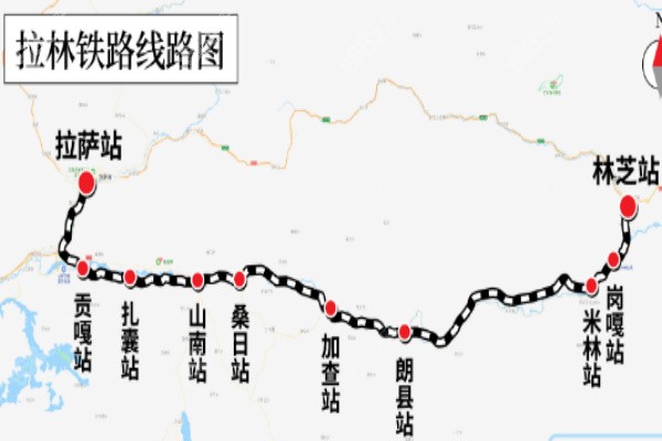 林芝至拉萨路线