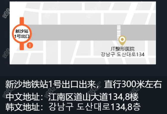 韩国JT整形医院地址