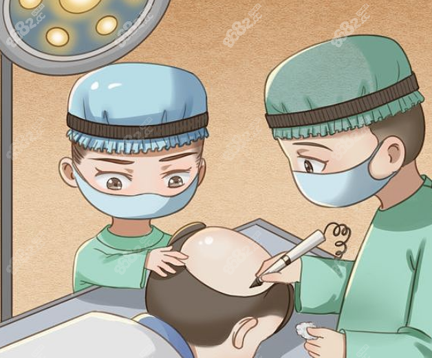 广州大海植发手术过程 8682网