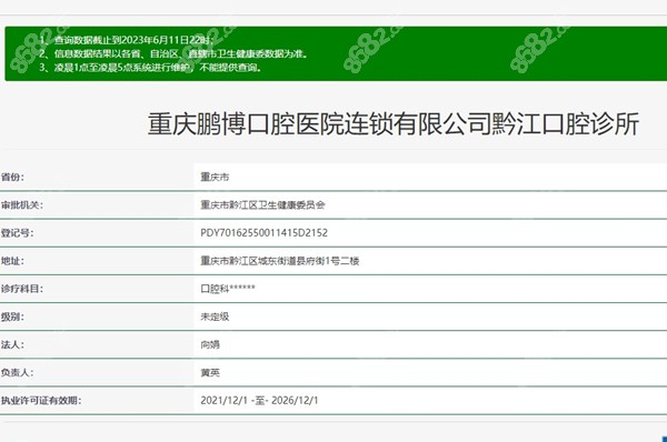 重庆黔江鹏博口腔诊所