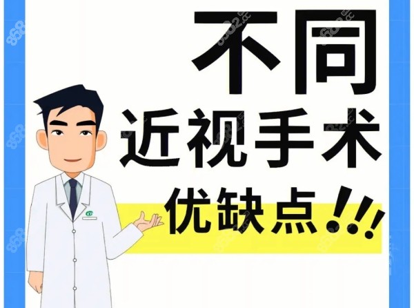 不同近视手术的优缺点