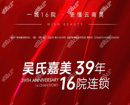吴氏嘉美医院收费价格表一览