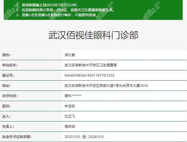 武汉佰视佳眼科是正规医院吗